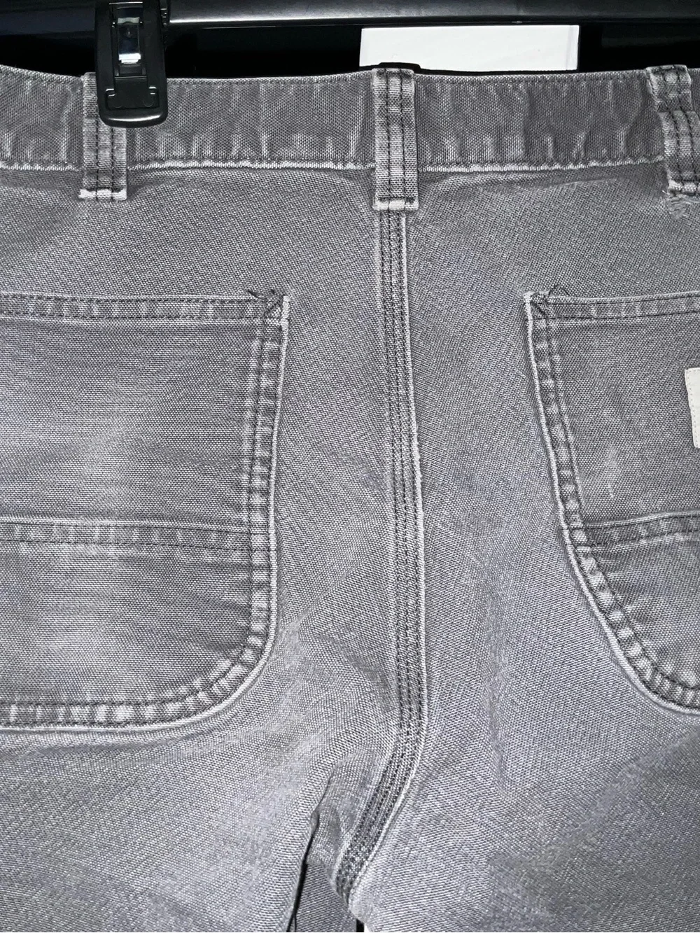 Carhartt Rugged Flex Relaxed Fit Double Knee Pants Gray 34x30 Workwear 103334